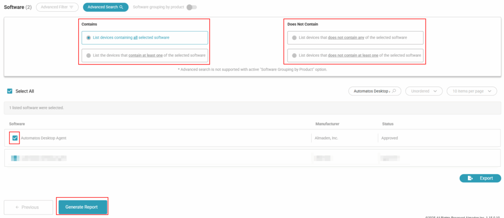 image 140 Software List