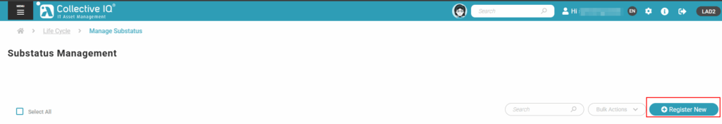 image 218 Manage Substatus