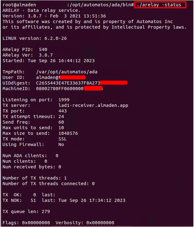 arelaystatus Linux Installation - Desktop and Server Agent