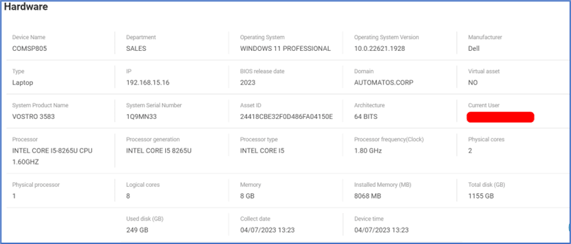 image 88 Machine Profile