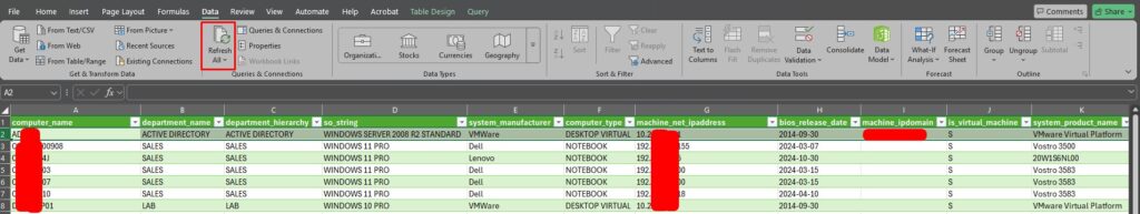 API excel 7 Public API - View data in spreadsheet