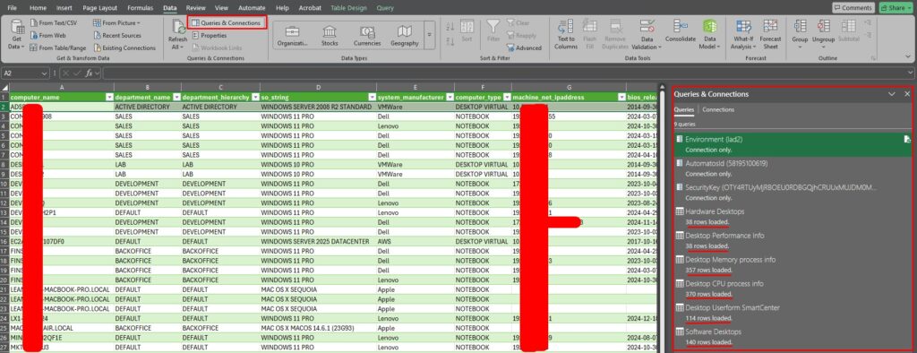 API excel 8 1 Public API - View data in spreadsheet