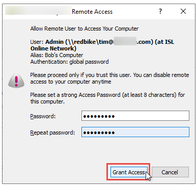 Basic Unattended email7 1 Set Unattended Access - Via Link