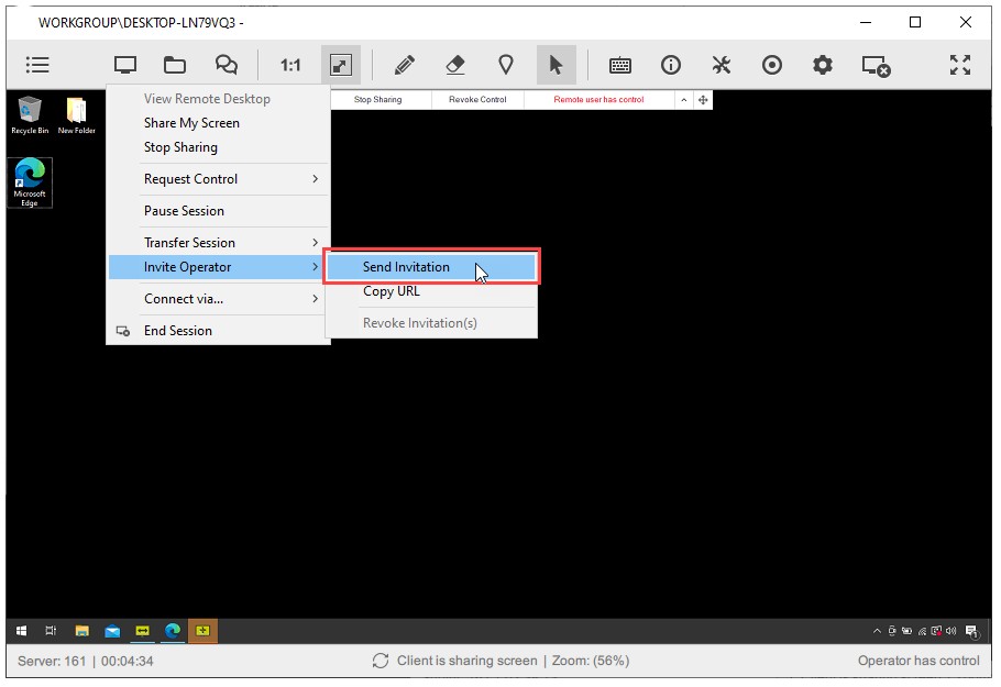 DesktopSharing15 Funciones básicas - Compartir escritorio