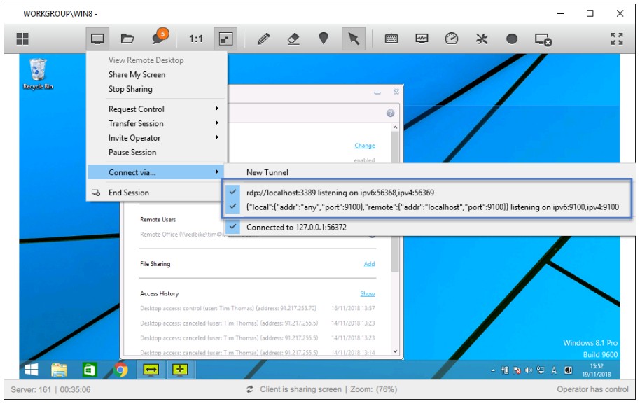 Funciones básicas de DesktopSharing18 - Compartir escritorio