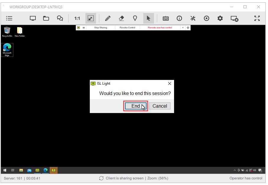 Funciones básicas de DesktopSharing21 - Compartir escritorio