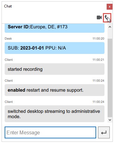 FeatureChat2 Basic Features - Audio/Video Call