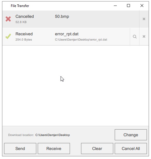 FileTransfer12 Basic Features - File Transfer