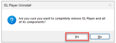 Isl PlayerUninstall2 Record a Session - ISL Player