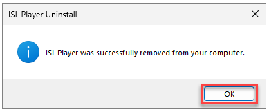 Isl PlayerUninstall3 Record a Session - ISL Player