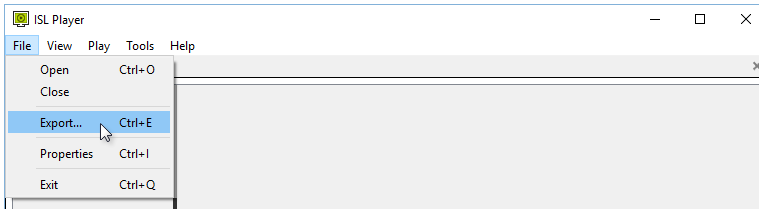Record a Session - ISL Player
