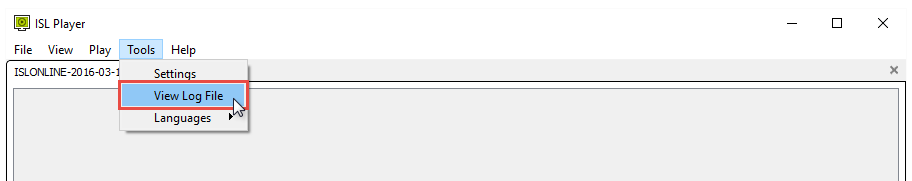 Isl player log1 Record a Session - ISL Player