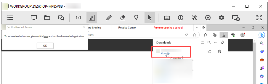 Un Access4 Basic Features - Set Unattended Access