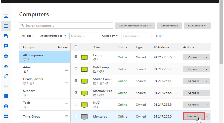 Wol 1 Additional Information - Wake up computer
