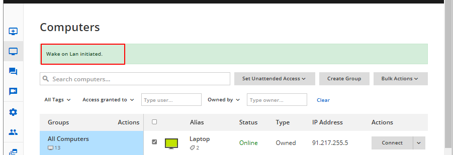 Wol 2 Additional Information - Wake up computer