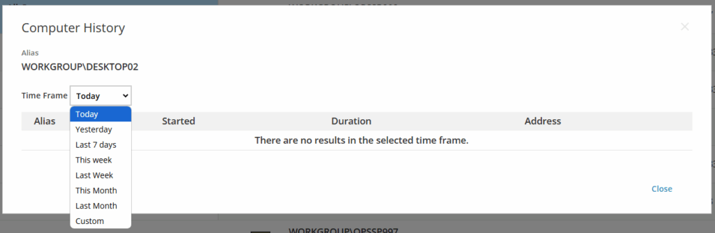 image 30 Administration - Remote Access Computers