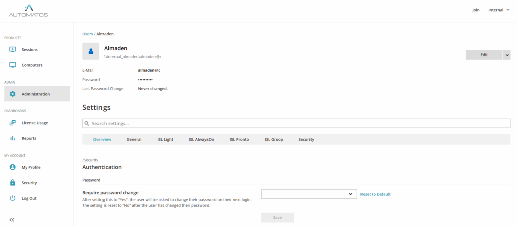 image 38 Admnistration - Users