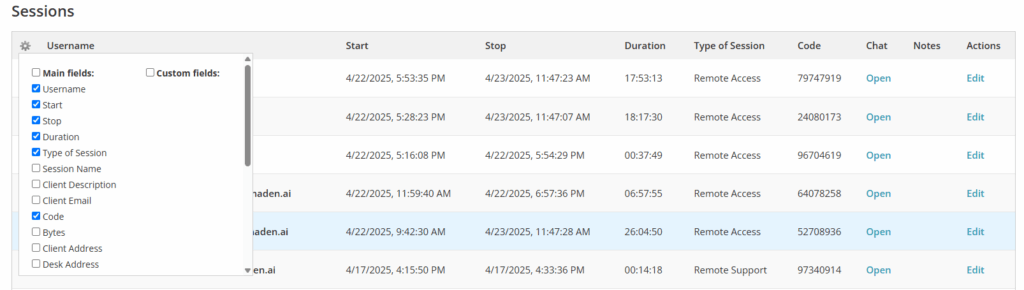 image 65 Administration - Reports