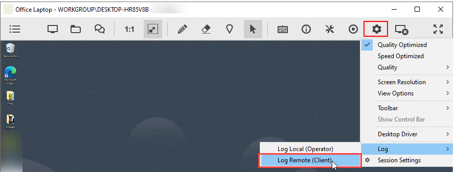 image 81 Basic Features - Remote Desktop