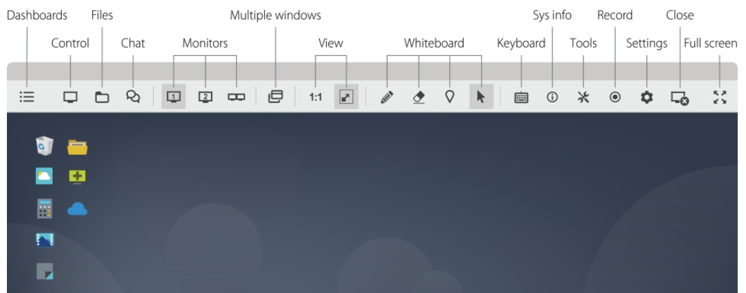 isl basic feature1 Basic Features - Remote Desktop