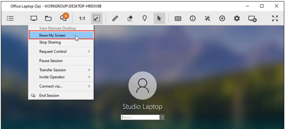 isl basic feature2 Basic Features - Remote Desktop