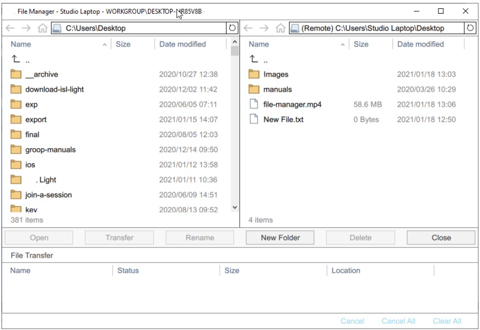 isl basic feature3 Basic Features - Remote Desktop