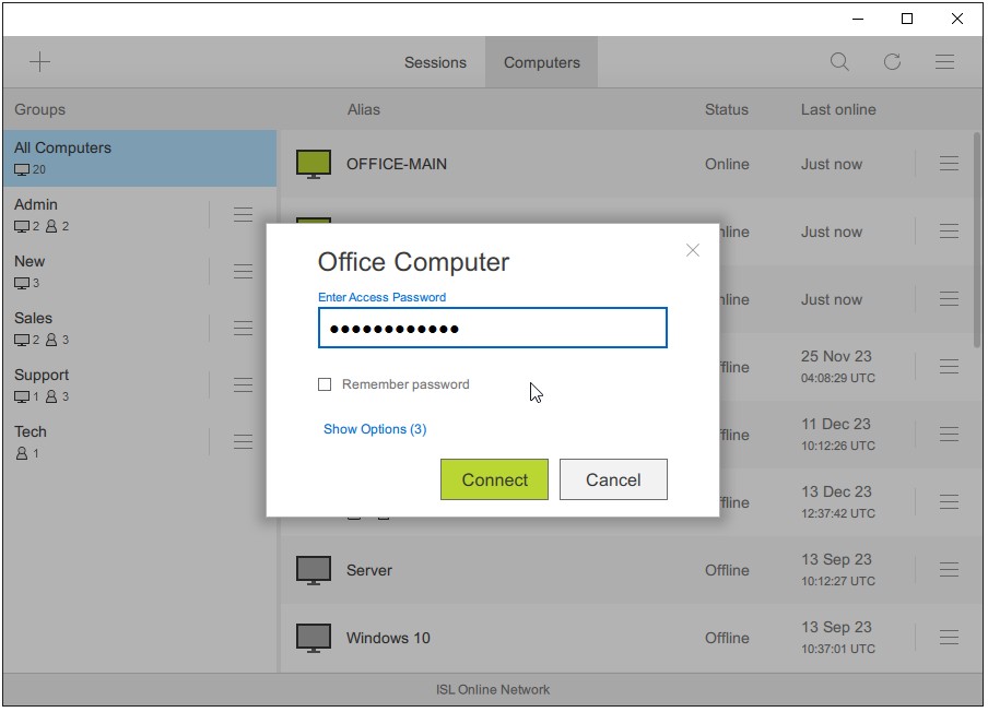isl gettingStarted2 Getting Started - Ways to Connect