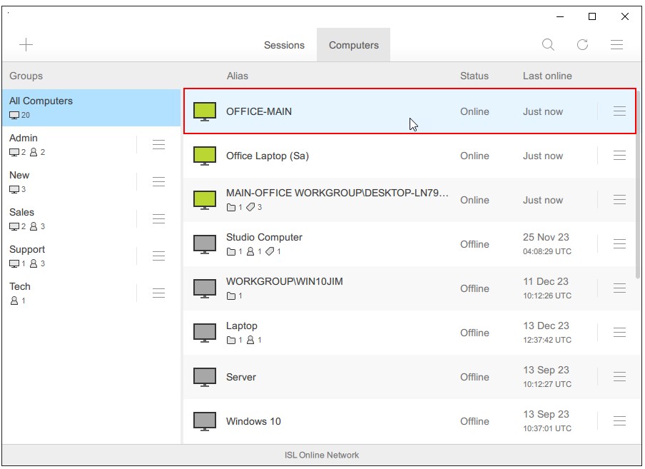 isl gettingStarted6 Getting Started - Ways to Connect