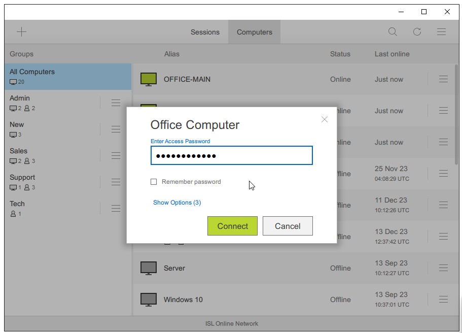 isl gettingStarted7 Getting Started - Ways to Connect