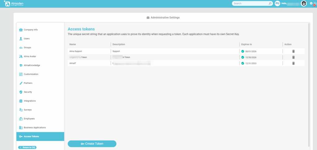 image 120 Access Tokens
