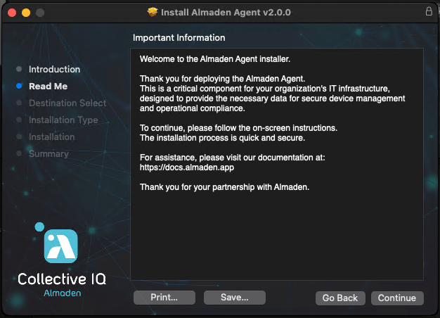 image 39 Agent macOS - Installation