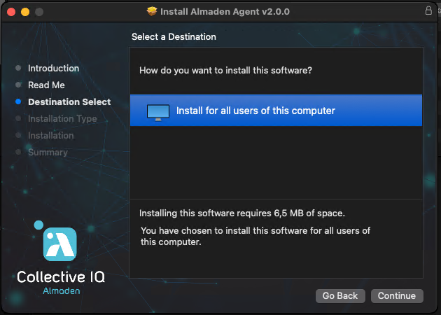 image 40 Agent macOS - Installation