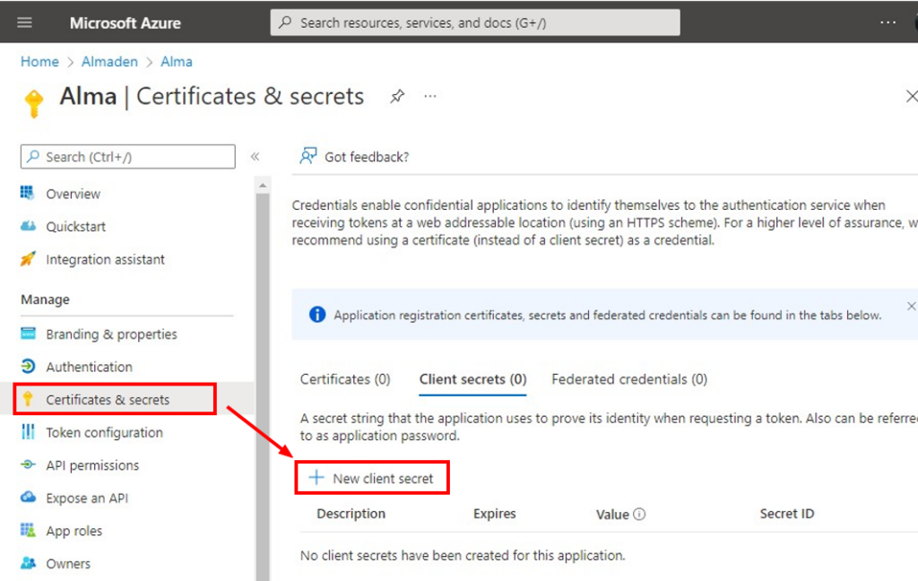 image 22 AlmaIQ Integration Azure AD