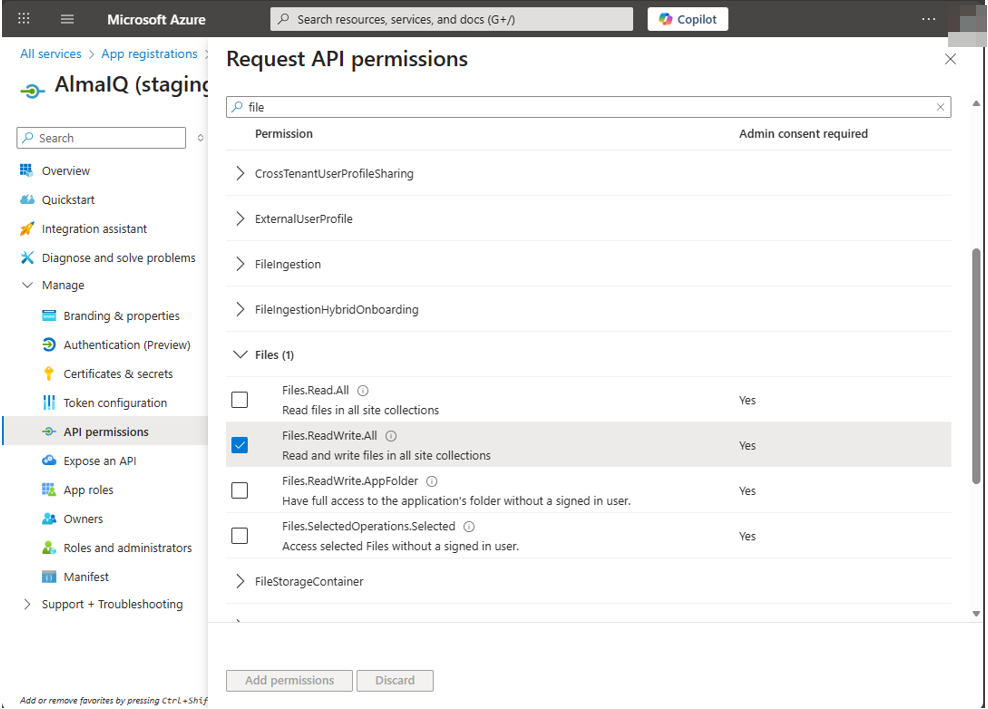 image 36 AlmaIQ Integration Azure AD